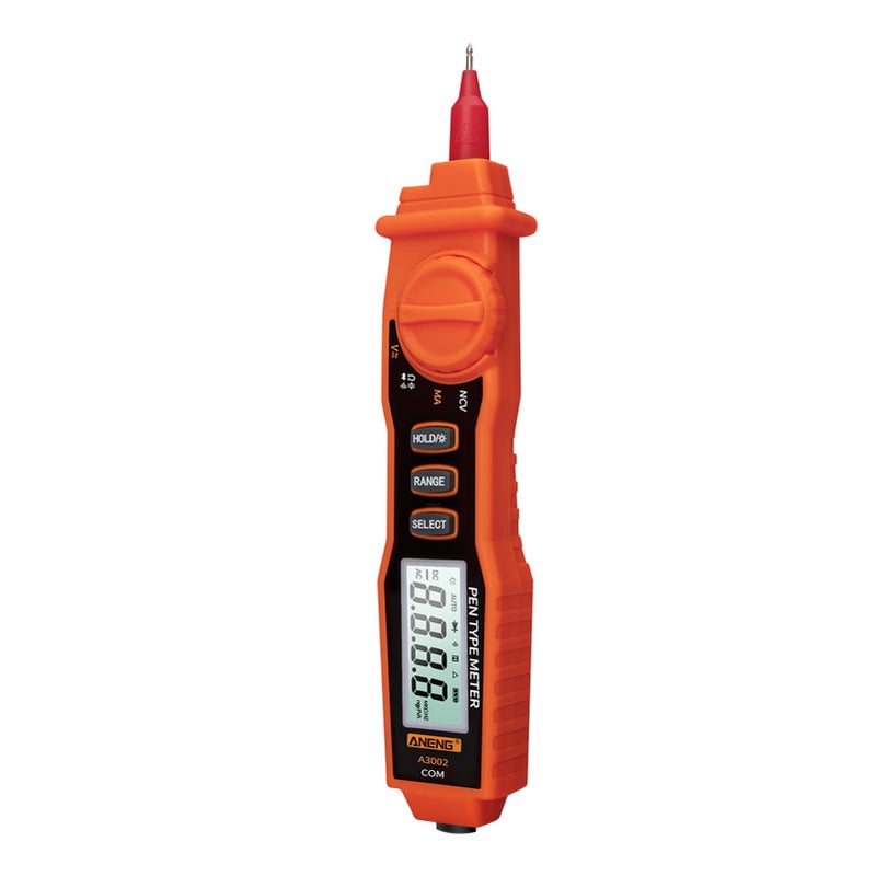 ANENG A3002 Pen Multimeter 4000 Counts Digital Multimeter Pen Non-contact Handheld Tester AC/DC Voltage / Diode / Continuity Testing Tool with Backlight Flashlight - Image 1