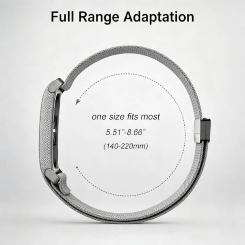 Breathable Magnetic Band Compatible With Fitbit Air Strap Fitness Tracker Accessory Silicone Black 3 Pack Quick-Release Design - Image 2