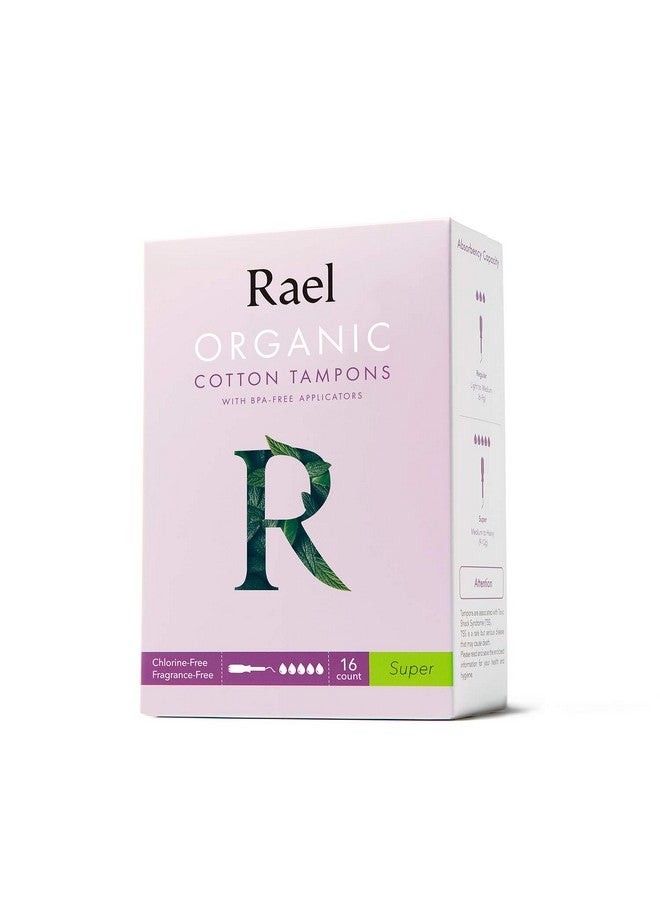 Rael Tampons Made With Organic Cotton Super - Image 1