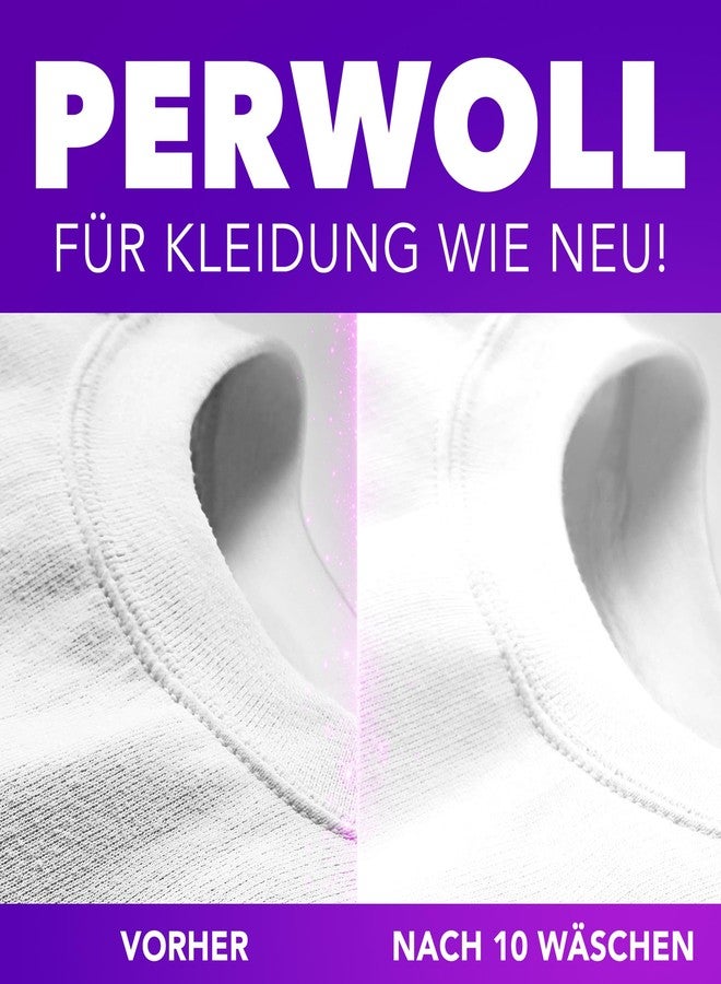 Perwoll White Detergent (1 x 27 Wash Loads) Mild Detergent | Gently Cleans and Renews Whites and Fibers | For All White Textiles - With Triple-Renew Technology - Image 3