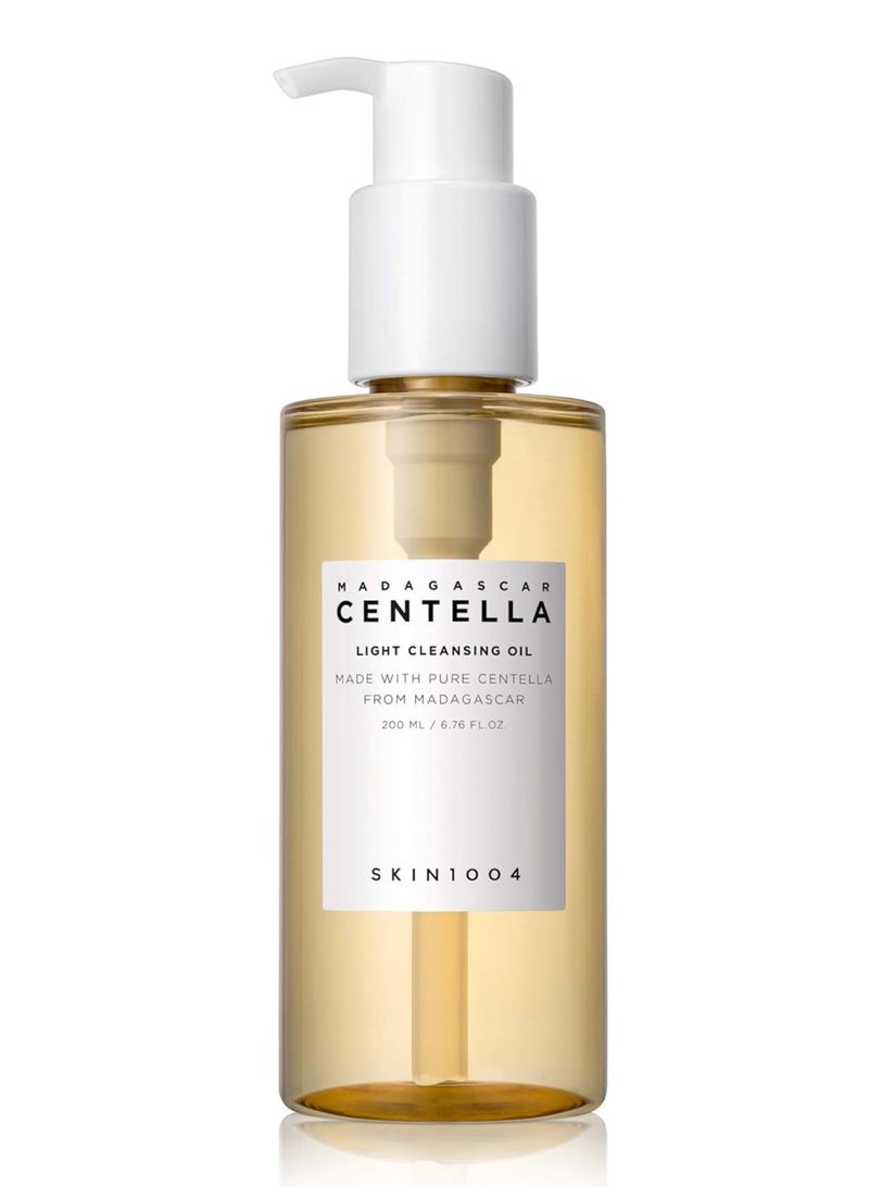 SKIN1004 Centella Light Cleansing Oil   - Gentle and Refreshing Cleansing Oil with Centella Asiatica for Daily Makeup Removal and Skin Nourishment, 200ml - Image 1