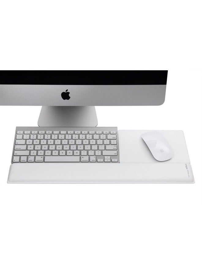 mRest Wrist Rest and Mouse Pad - White