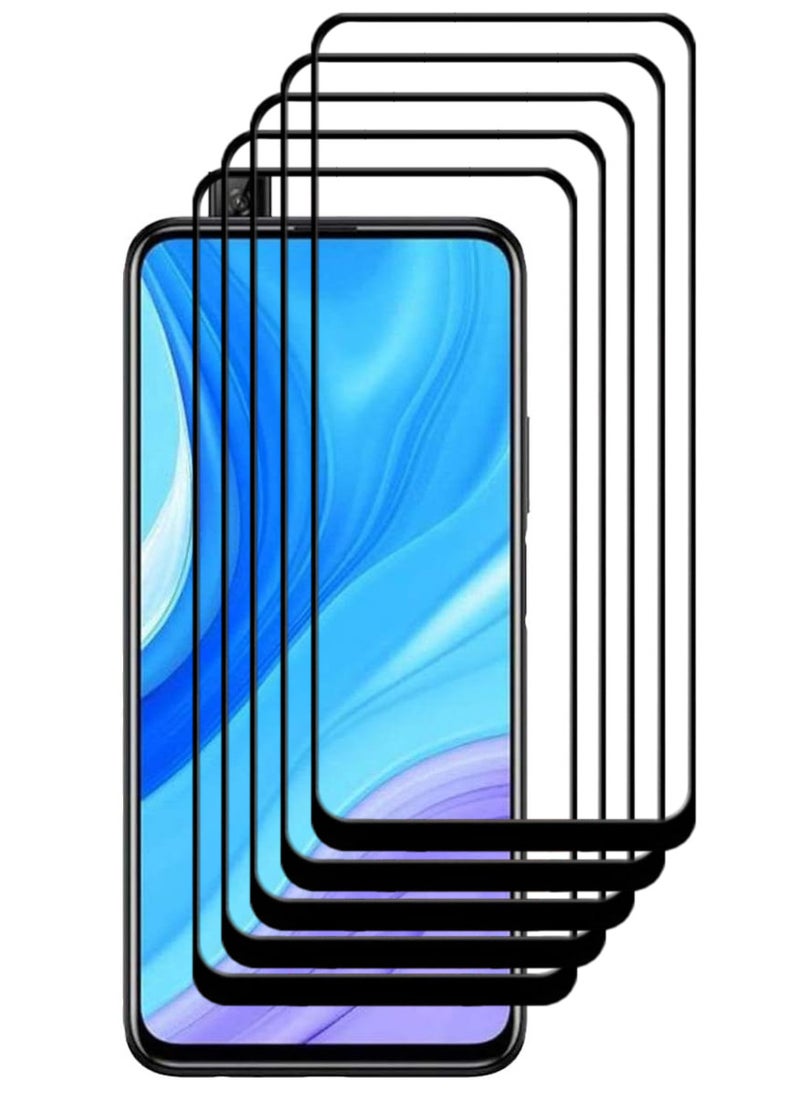 ACLIX 5 Pieces Antistatic ESD Dustproof Premium Quality High Definition Tempered Glass Screen Protector Designed For Huawei Y9s - Image 1
