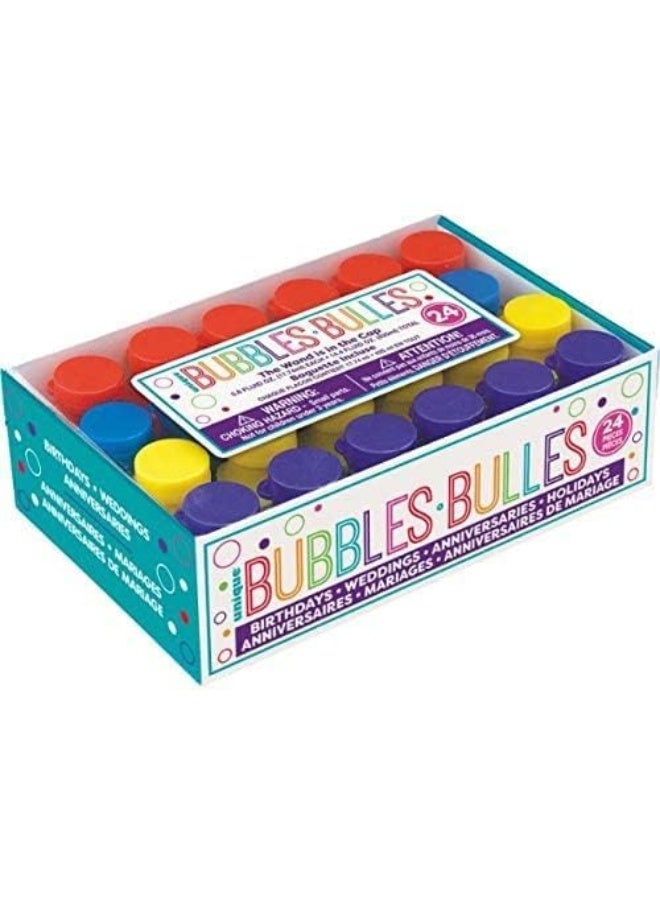 Unique Party Bubbles - 0.6 Oz, Assorted Colors, 24 Pcs - Image 5