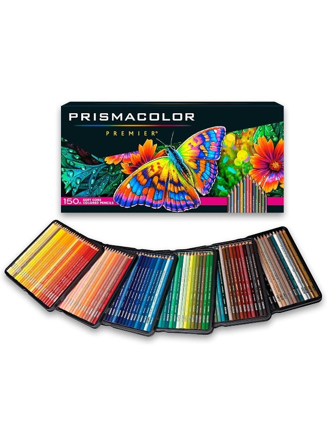 Prismacolor Premier Colored Pencils | Art Supplies for Drawing, Sketching, Adult Coloring | Soft Core Color Pencils, 150 Pack - Image 1