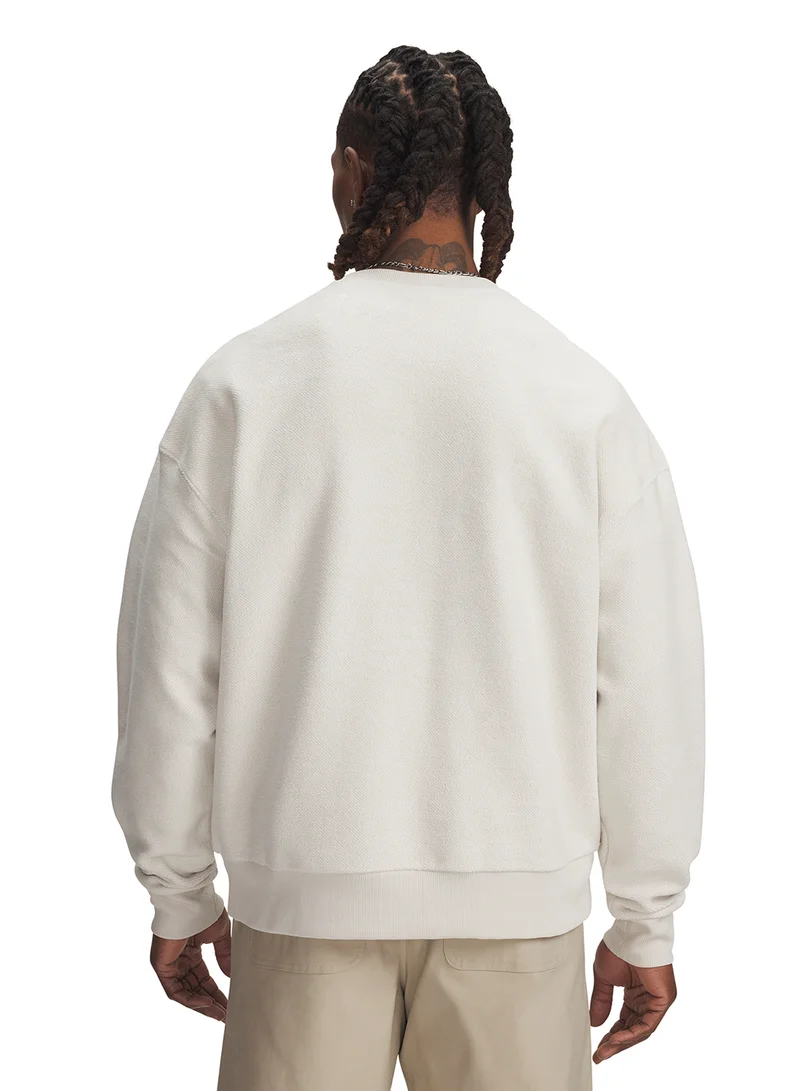 UNDER ARMOUR Icon Reversible Terry Crewneck Sweatshirt