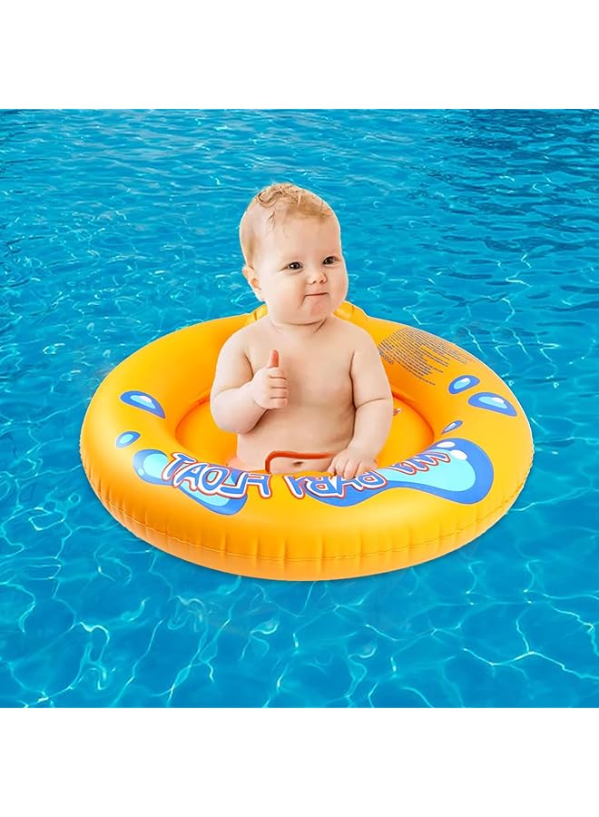 SYOSI Safe Seat Inflatable Baby Swimming Float Baby Swimming Ring Double Layer Round Swimming Ring For Age 6 To 24 Months Toddler Children - Image 4