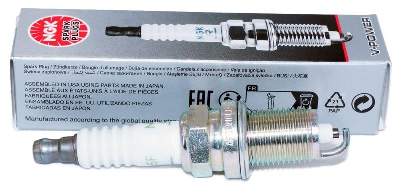 NGK (2262-4PK) ZFR5F-11 V-Power Spark Plug, Box of 4 - Image 2