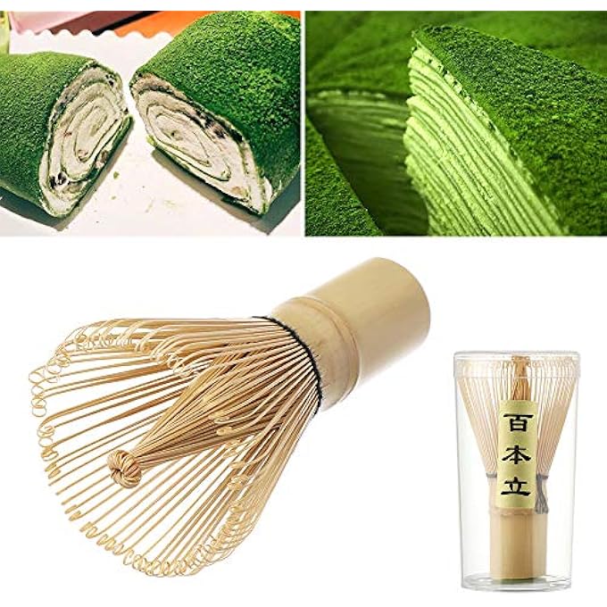 WUZIA Matcha Bamboo Whisk For Japanese Tea Ceremony100 Fringe Chasen Tea Brush Traditional Tea Tool For Tea Ceremony Tea Drinking - Image 5