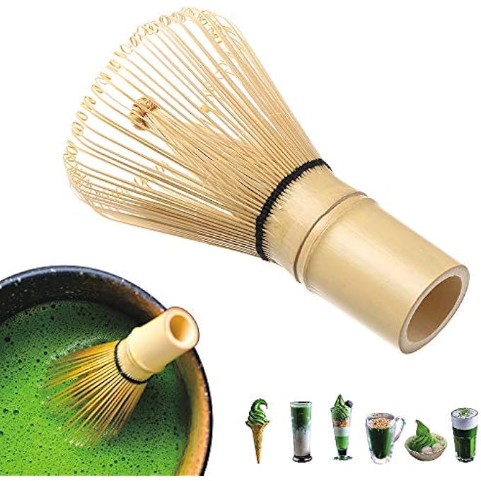 WUZIA Matcha Bamboo Whisk For Japanese Tea Ceremony100 Fringe Chasen Tea Brush Traditional Tea Tool For Tea Ceremony Tea Drinking - Image 3