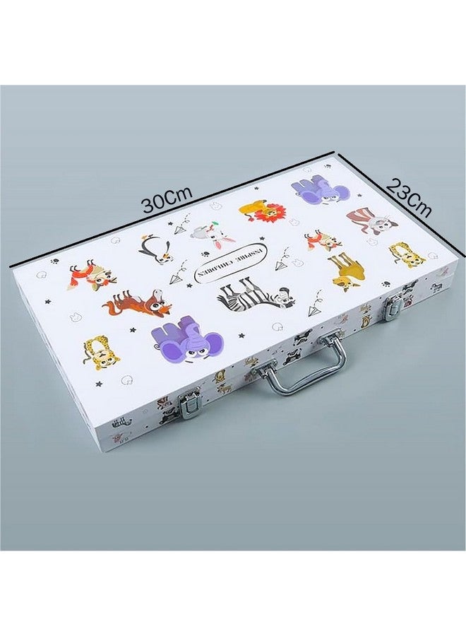 KARP 49Pcs Children Deluxe Art Drawing Set Art and Craft Mini Suitcase, Drawing and Painting Set Best for Birthday Gift for Boys Girls Children - Image 2