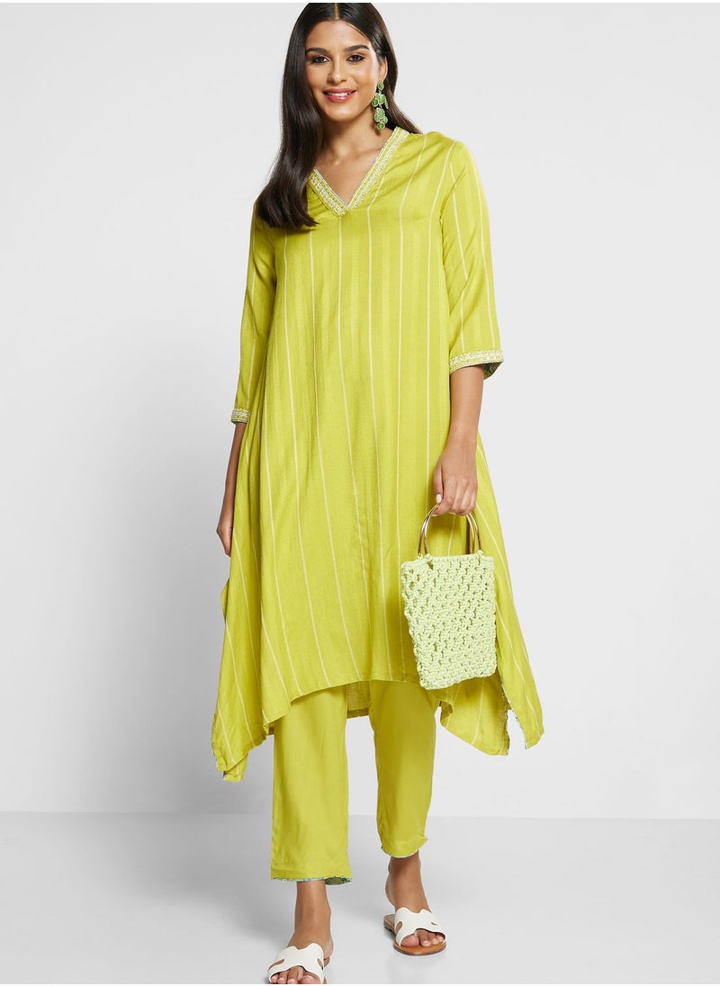 Biba Kurti with Bottom  - Image 1