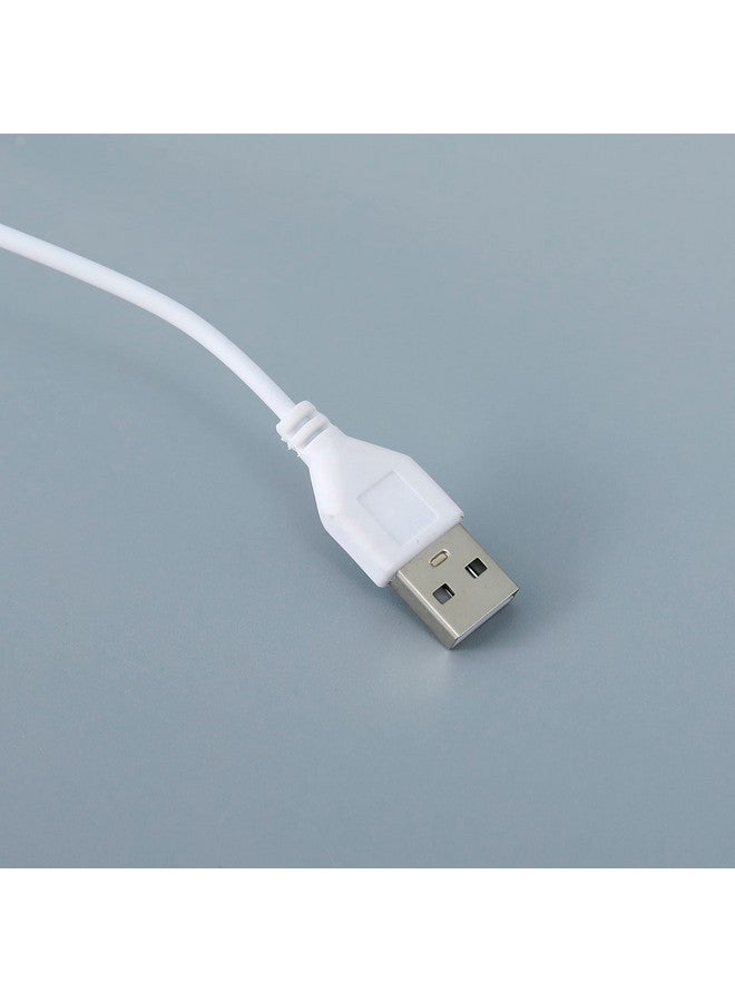 Kuber Industries Water Drop Base LED Table Lamp|USB Plug in Table Light|Non-Rechargeable|White - Image 5