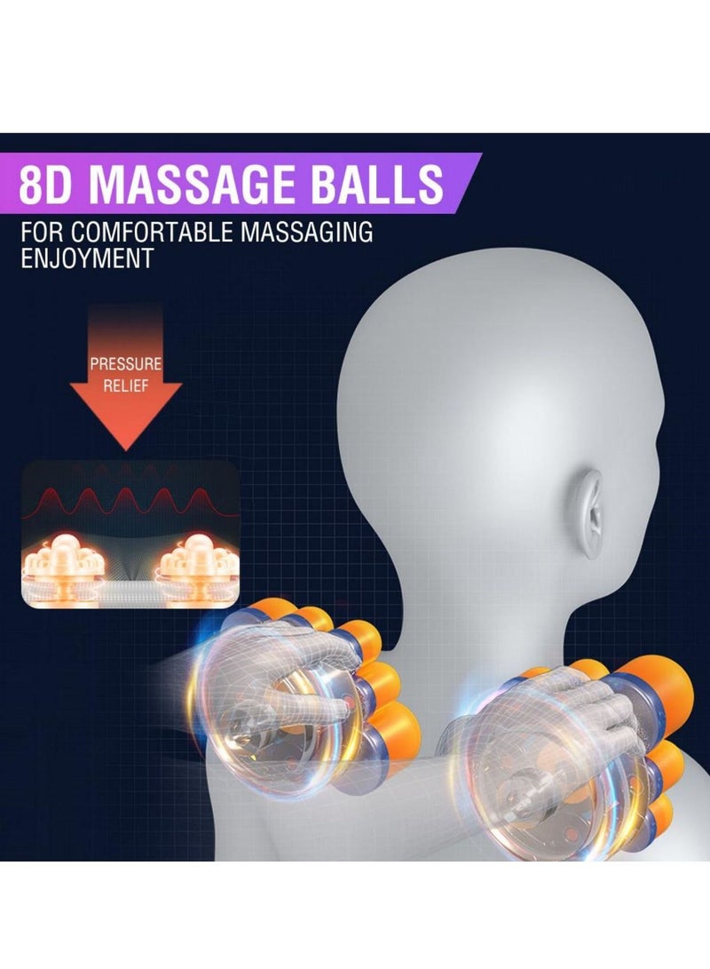 Portable Household Electric Neck Massage Pad Black - Image 5