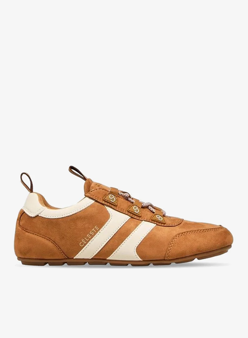 Celeste BEIGE Women Lace-Up Ankle Sneakers for Women | Best Price UAE