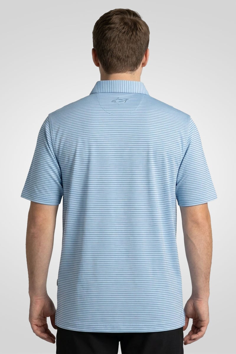 Greg Norman Men Sportswear Fit Short Sleeves Training Polo Shirt, Multicolor - Image 4