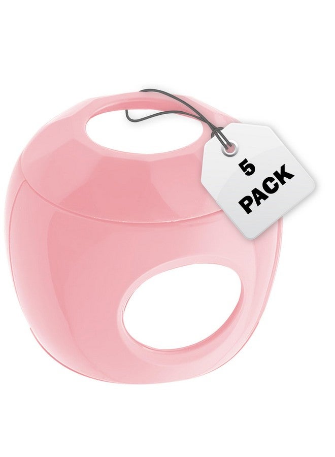 Driddle Door Knob Safety Cover for Kids - 5 Pack - Baby Proof Door Knob Covers - Door Locks for Kids Safety Child Proof (Pink) - Image 1