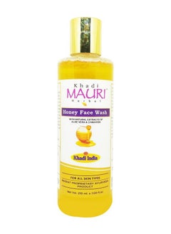 Mauri Herbal Honey Face Wash - Infused With Antioxidants For Glowing Skin - Enriched With Aloe Vera & Cinnamon - 210 Ml