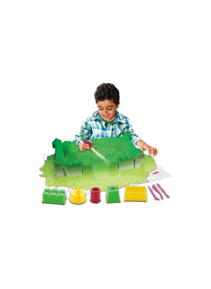 جلو رمل مضيء للأطفال لتشكيل المنحوتات - لعبة تشكيل الرمل المتوهج بـ 16 قطعة ووزن 500 جم - آمنة ومسلية للأطفال من 3 سنوات فما فوق - Image 2