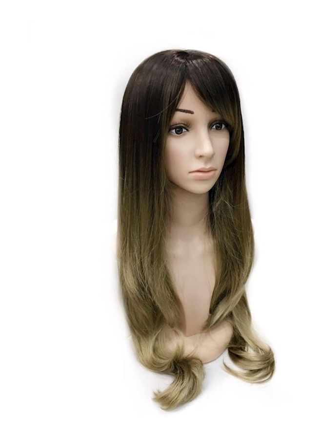 NIBEMINENT Long Straight Hair Wig Blond - Image 2