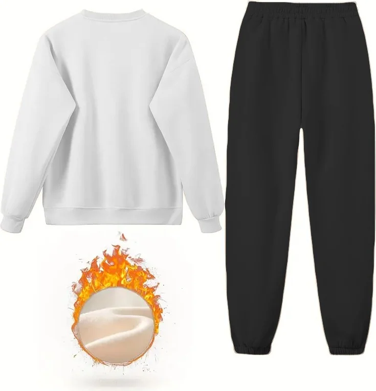 دوغ فش Tracksuit Oversize Dollardreams Printed Tracksuit,lover,couple Combination White