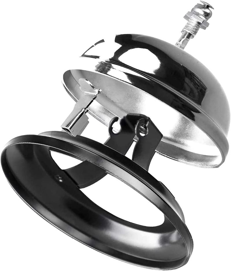 KASTWAVE Reception Call Bell, 2 Packs Service Bell With Metal Anti-Rust Construction, Chrome Finish, Ringing, Durable, Desk Bell For Schools, Restaurants, Reception Areas, Hospitals, Warehouses - Image 5