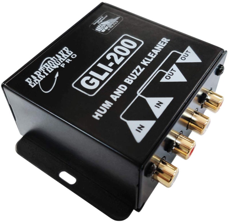 Earthquake Sound GLI-200 Hum and Buzz Kleaner 600 Ohm RCA in/Out Ground Loop Isolator - Image 3