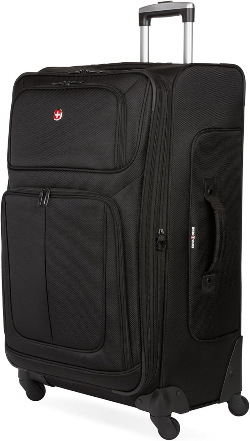 SWISSGEAR SwissGear Sion Softside Expandable Luggage Black CheckedLarge 29Inch - Image 1