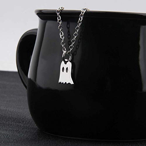 BNQL Tiny Cute Ghost Necklace Halloween Funny Jewelry - Image 5