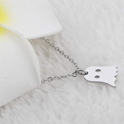 BNQL Tiny Cute Ghost Necklace Halloween Funny Jewelry - Image 3