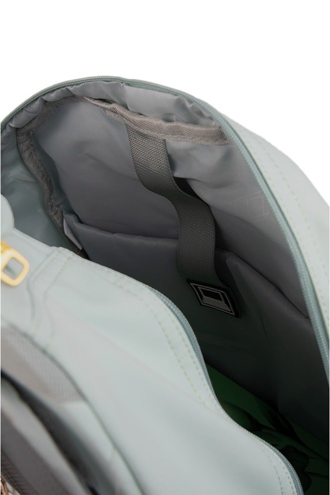 بريما حقيبة مدرسية للطلاب بعجلات 20 إنش | حقيبة مدرسية أنيقة مع 4 عجلات قابلة للإزالة، مقلمة ومقصورة منظمة، مقاومة للماء، سحاب قوي ومقبض متين لمدرسة وسفر قصير - أخضر - Image 2