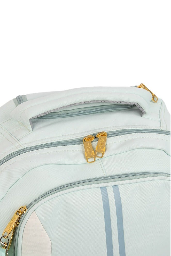 بريما حقيبة مدرسية للطلاب بعجلات 20 إنش | حقيبة مدرسية أنيقة مع 4 عجلات قابلة للإزالة، مقلمة ومقصورة منظمة، مقاومة للماء، سحاب قوي ومقبض متين لمدرسة وسفر قصير - أخضر - Image 4