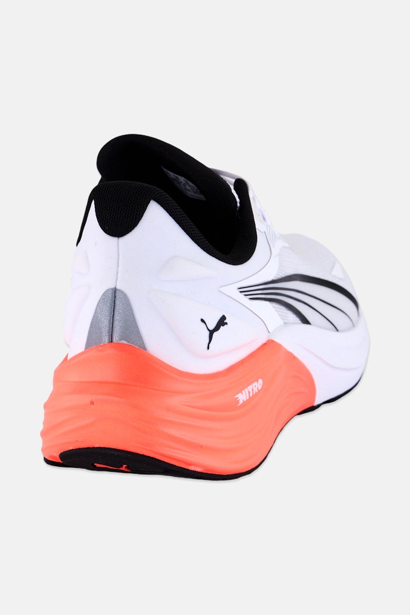 PUMA أحذية جري للرجال إلكترفي نيترو 4 مزودة بأربطة، بيضاء - Image 3