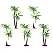 WINOMO WINOMO 5Pcs Plastic Mini Palm Tree, Miniature Beach Accessories, Craft Micro Landscape for Decorating Homes Offices  - Image 2