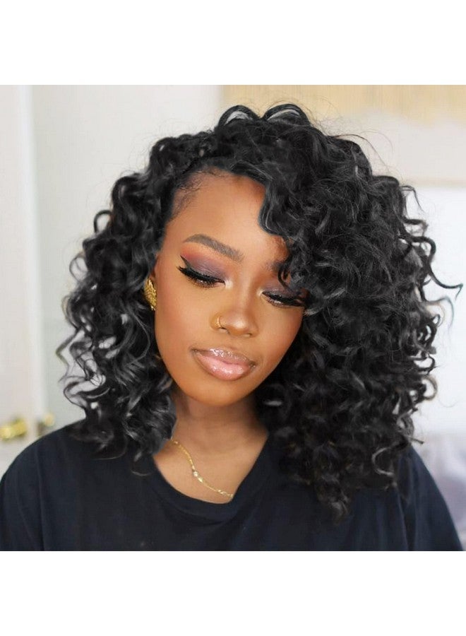 ToyoTree Ocean Wave Crochet Hair 12 Inch 8 Packs Dark Brown Crochet Braids Synthetic Braiding Hair Extensions (12 Inch 2) - Image 1