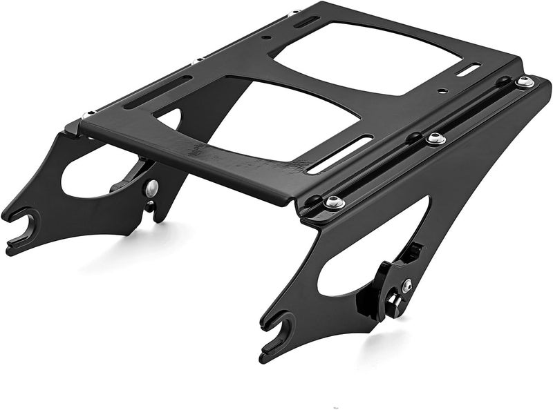 MoFun Detachable Tour Pack Mounting Rack Trunk Mount Compatible with Harley Touring Road King Electra Road Street Glide 2009-2013 - Image 1