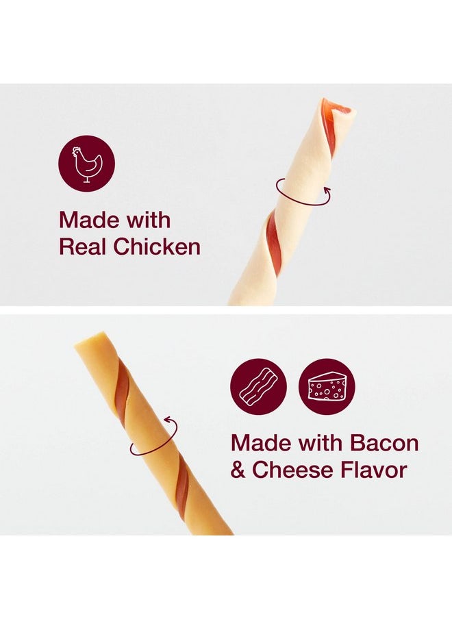 SmartBones SmartBones Twist Sticks Variety Pack 50 Count, Rawhide-Free Chews For Dogs Made With Real Chicken Or Bacon And Cheese Flavor (SBM-00464)  - Image 2