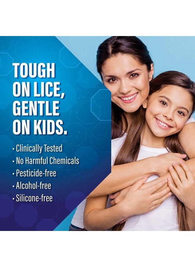 RID - Super Max 5-in-1 Complete Lice Treatment Kit, Kills Super Lice & Eggs + 24/7 Lice Defense, Pesticide-Free, Includes Daily Defense Shampoo & Conditioner + Nit Removal Comb - Image 1