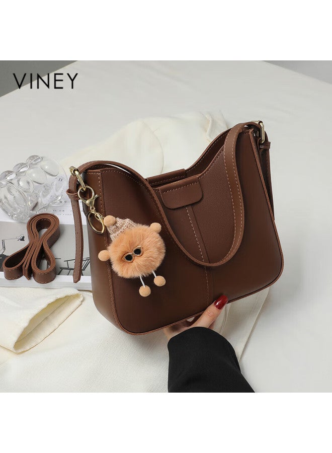 Viney Leather Bucket Bag For Women Crossbody Luxury Shoulder Bag Birthday New Year Gift For Girlfriend - Image 2
