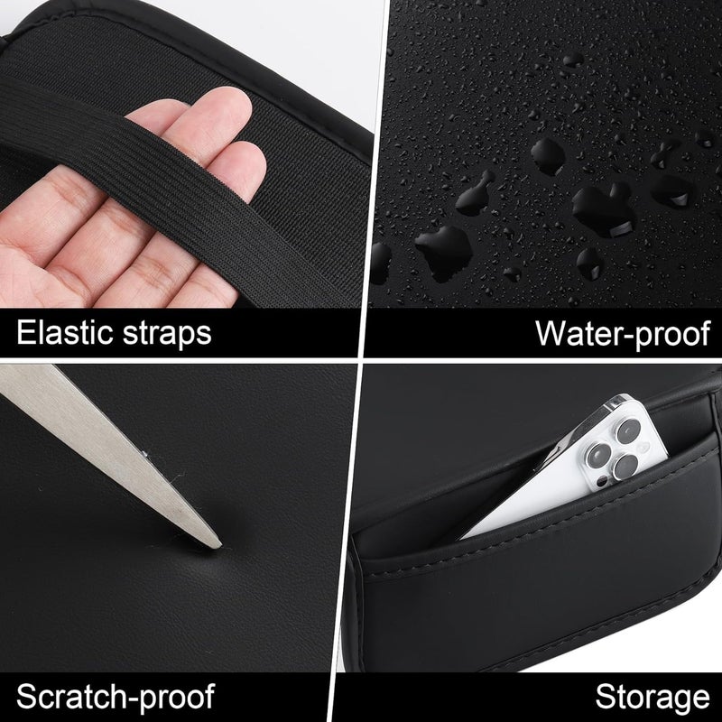 BIRDLINE PU Leather Car Center Console Cover | Universal Armrest Cushion Pad with 2 Storage Pockets | Car Interior Protector for SUV, Truck and Sedan | Comfortable and Durable Auto Seat Box Cover - Image 4
