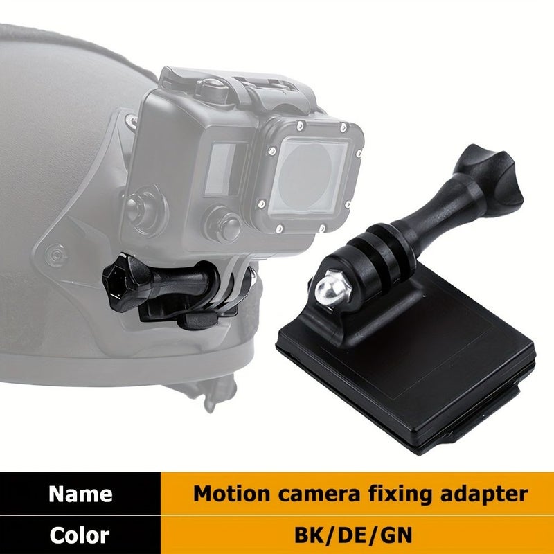 Black Multi-Function Helmet Camera Adapter And Reusable Squid Dry Base For Outdoor Hunting Sports Cycling Recording - Image 2
