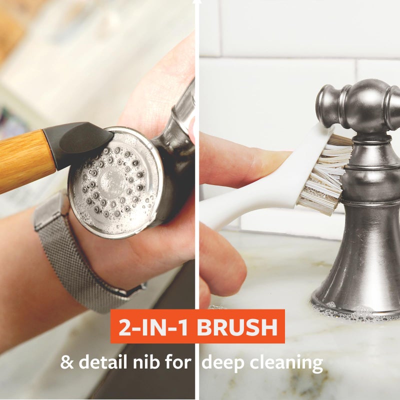 Full Circle Micro Manager Home & Kitchen Detail Cleaning Brush White - Image 3