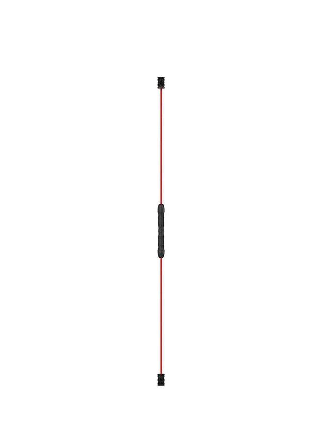 fashionhome - Professional Swing Tremor Stick Flexible Exercise Bar Fitness Stick Workout Bar Rehabilitation Equipment with Non-Slip Detachable Handle - Image 1