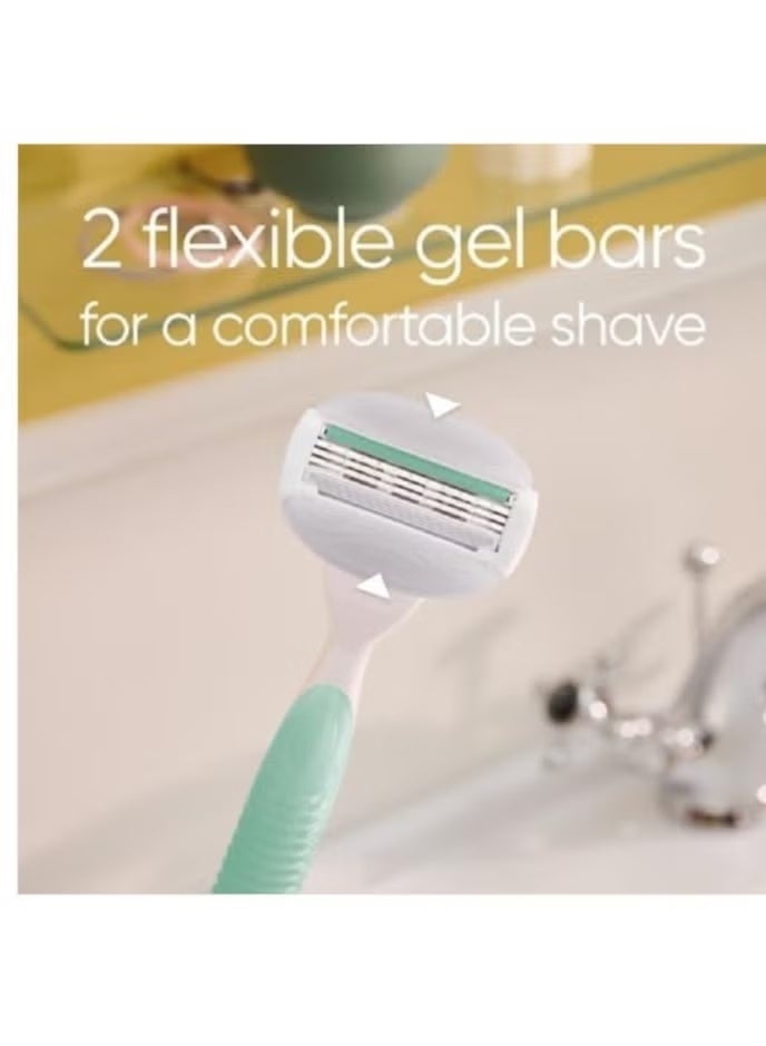 Gillette Venus Comfortglide Sensitive handle 2blades - Image 3