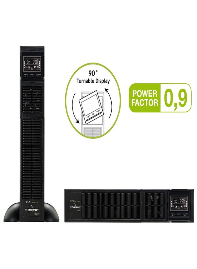 TECNOWARE UPS EVO DSP PLUS 1200 RACK / TOWER IEC TOGETHER ON  - Image 1