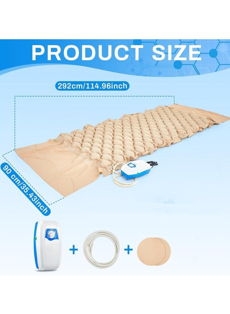 XiuWoo Alternating Pressure Mattress Hospital Bed Mattress with Electric Pump Alternating Pressure Pad for Bed Sores Prevention and Relief for Most Standard Beds  - Image 5