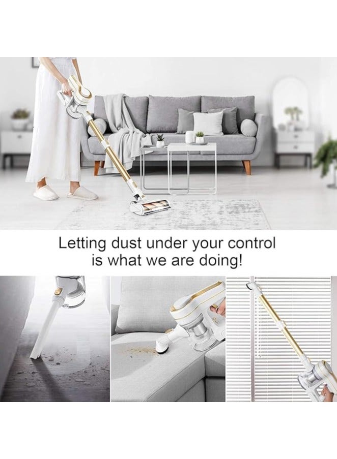 SINCHER H350G Cordless Vacuum Cleaner, 30KPa Ultra Suction Stick Vacuum - Upgraded  5-Series Compact Brush, Removable Battery, 350W Brushless Motor - 4-in-1 for Hard Floors, Pet Hair, Home, Car  - Image 5