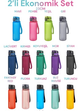 2 Pcs Tritan Flask Set 500 ml 14 Different Color Options Fiftyfifty - pzsku/Z2276C8988BAA1667C605Z/45/_/1725721840/cf92ffc9-dfbe-493a-a4ff-f7d6ebcf59e0