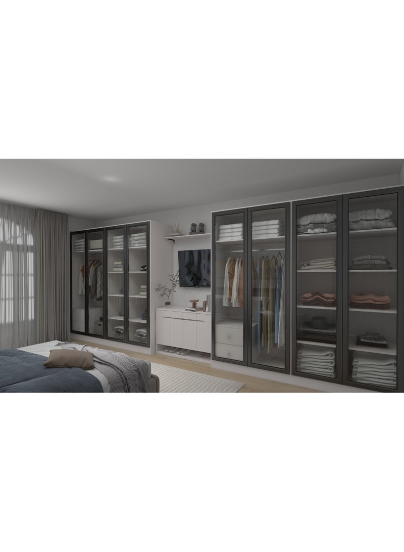 Glass door dressing room width 220 cm Hight 220 cm - Image 2