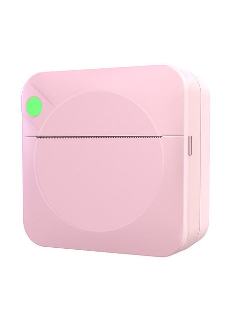 Portable Pocket-size Thermal Printer Wireless BT Error Printer Simple Operation Support Photo Notes Text Memo Printing Pink